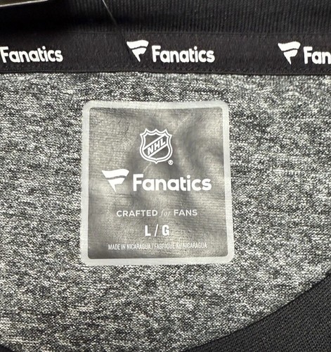 NEW Fanatics Dry Fit Philadelphia Flyers T-Shirt Men’s Large Gray Black NHL NWT - Picture 3 of 5