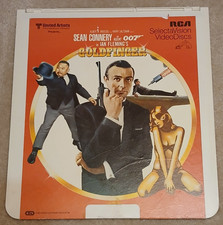 James Bond 007 GOLDFINGER CED RCA Movie Sean Connery 1981