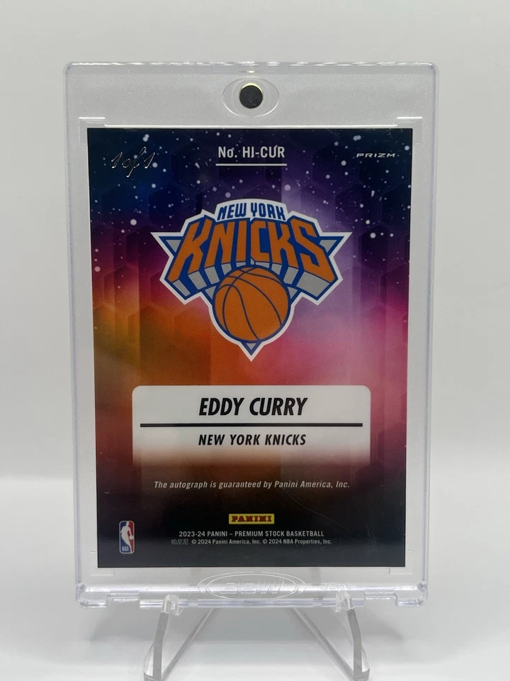 2023-24 NBA Hoops Ink Prizm Auto Eddy Curry 1/1! - Imagem 2 de 3