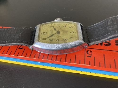 Vintage Ingram Wrist-Fit Winding Herrenuhr, USA, for Parts or Repair - Bild 6 von 10