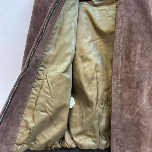 Schott Leather Jacket Made In Usa 327 Suede Bomber Vintage - Picture 6 of 10