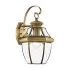 Livex Lighting 2151 Brass Monterey 1-Light Outdoor Wall Sconce