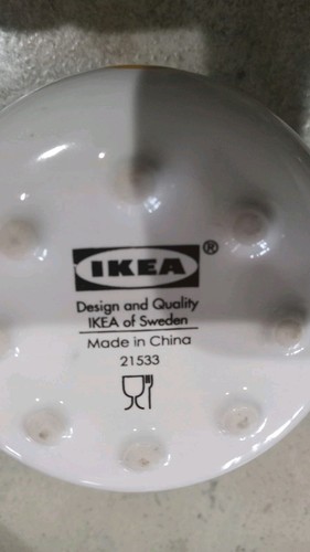 Taza de café juvenil IKEA amarilla de cuatro puntos Fagrik Ungdom 8 oz cerámica Vinka 21533 - Imagen 3 de 3