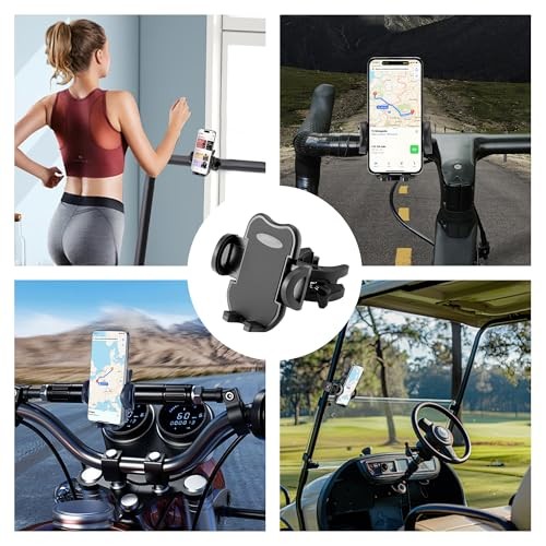 Golf Cart Phone Holder Bike Phone Holder Common Mount Sturdy and Resistant - Picture 4 of 6