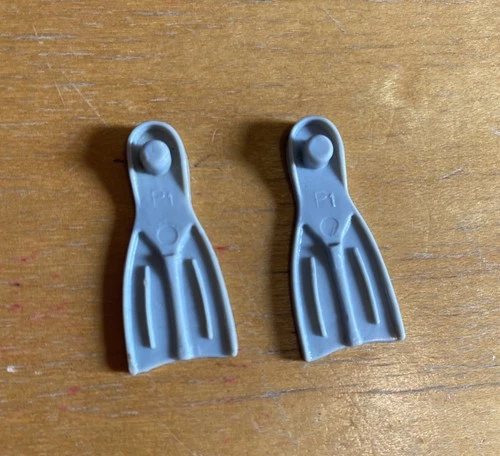 GI Joe Vintage 1983 Torpedo Flippers (2) Original Accessory ARAH Hasbro