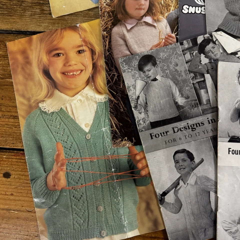 Vintage Children’s Clothes Patterns Assorted As Found - Image 4 of 4