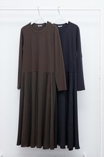 UNIQLO U Satin Combination Dress Japan New WOMEN 488185