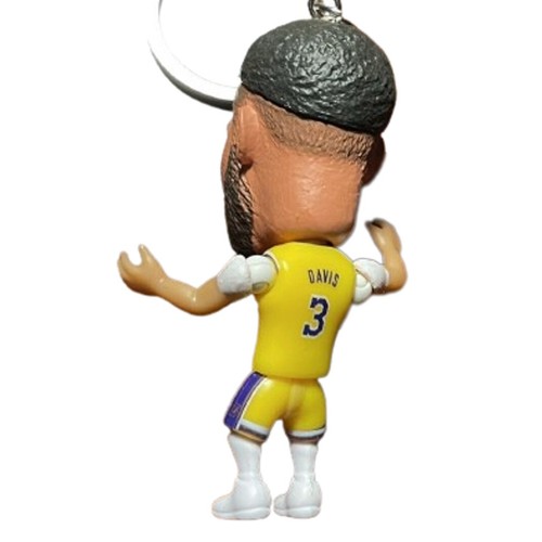 Miniature Anthony Davis 3D Keychain - Los Angeles Lakers NBA Basketball - Picture 3 of 3