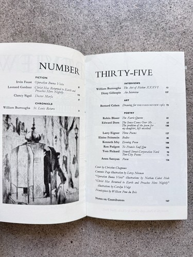 Paris Review 35 & 69: Burroughs, Vonnegut, O’Hara, Dorn, T.C. Boyle, Rilke - Picture 4 of 14