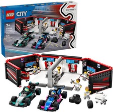 LEGO® City Formula 1 F1® Garage & Mercedes-AMG & Alpine Cars 60444 [New Toy] B