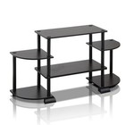Turn-N-Tube Roundedecorner TV Entertainment Center  Espresso & Black - 22.85 ...