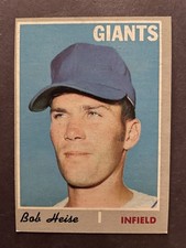 1970 Topps #478 Bob Heise San Francisco Giants