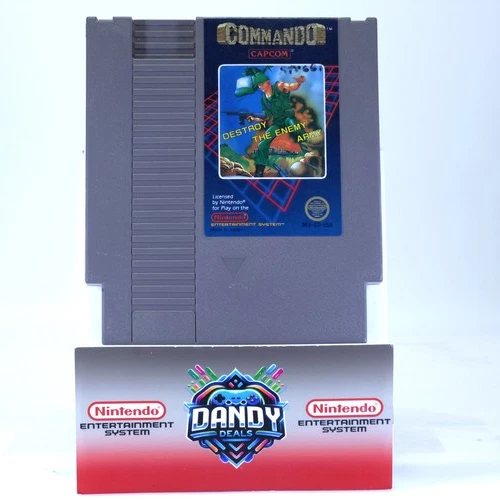 Commando Authentic, Tested - NES