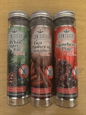 3 Scentsicles Scent Sticks SNOWBERRY PINE-WHITE WINTER FIR-CINNAMON-6 Ct Each