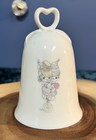 Precious Moments Ceramic Decorative Bell with Heart Handle