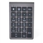 Bluetooth Number Pad  & Wired USB Keypad 2-in-1, Rechargeable Numpad for7336