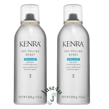 Kenra Dry Volume Burst 3 Hairspray, 7.5oz. (2PACK)