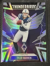 2025 Panini Phoenix Tyler Warren Thunderbirds Silver Rookie RC #21
