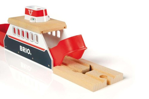 World 33569 - Ferry Ship - 3 Piece Wooden Train Set for | Interactive Light a... - Picture 2 of 9