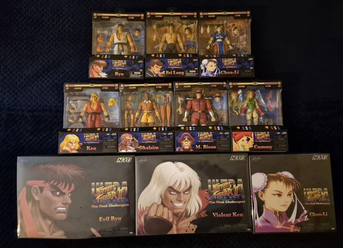 Jada Toys Ultra Street Fighter 2 Bundle Of 12 Figures All MISB