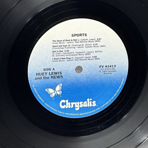 Huey Lewis And The News Sports 1983 Vinyl LP Chrysalis FV 41412 - Picture 5 of 15