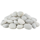 40Lbs White River Rocks for Landscaping, 3-4 Inch Large Natural Unpolished Bulk