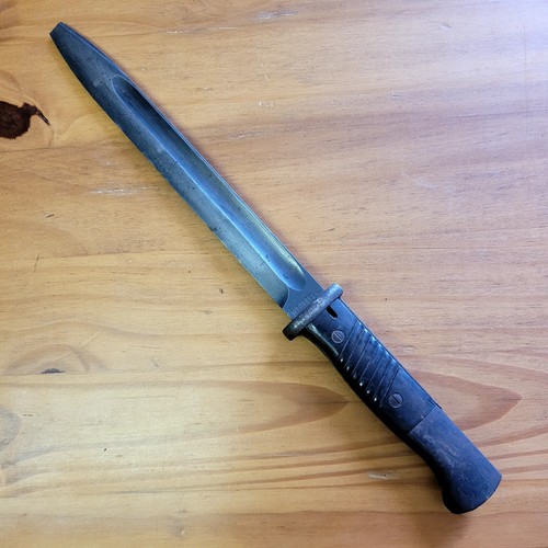 Vintage Carl Eickhorn Solingen Germany Fixed Blade Bajonett Messer # 6951t WW2 K98 - Bild 2 von 11