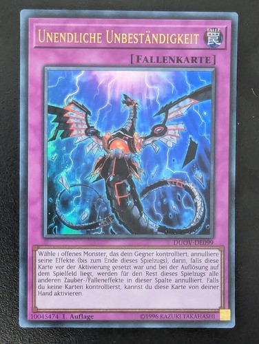 Unendliche Unbeständigkeit DUOV-DE099 Ultra Rare DE NM YUGIOH - 第 1/1 張圖片