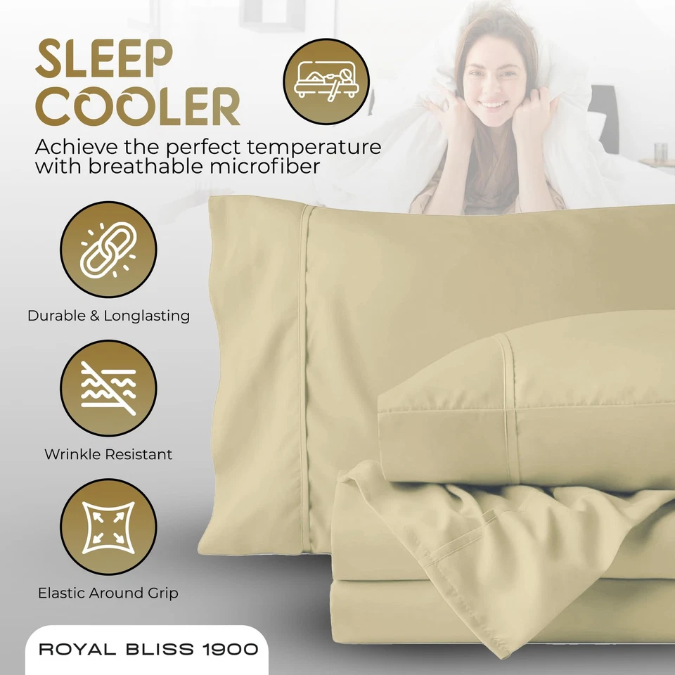 Conjunto de lençóis king top dividido luxo para camas ajustáveis macio durável lavagem na máquina... - Imagem 3 de 4