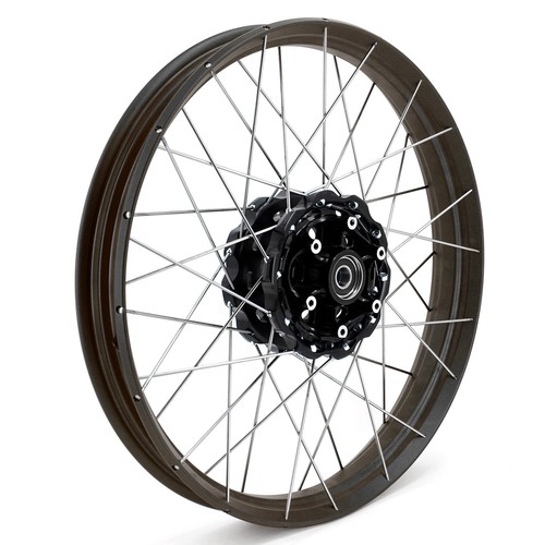 VMX 2.15*21/4.25*17 Tubeless Wheels for BMW F800GS Adventure 2008-2020 Black Rim - Picture 3 of 10