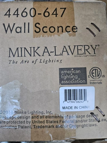 Minka Lavery 4460-647, 1-Light Wall Sconce, 60 Total Watts, Copper Bronze Patina - Picture 2 of 2