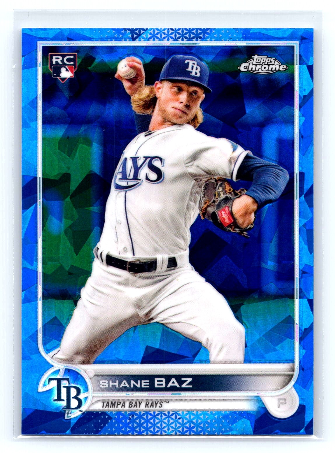 2022 Topps Chrome Sapphire Edition Shane Baz 421 Rookie RC