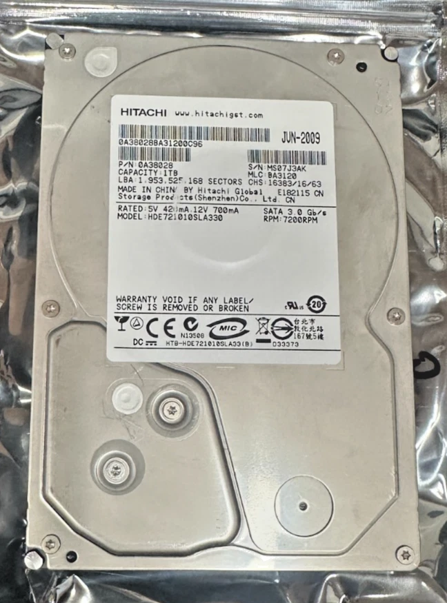 Hitachi 1 TB SATA III Internal Hard Disk Drives for sale | eBay