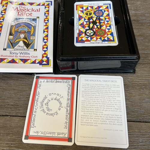 The Magickal Tarot - Anthony Clark - 1992 Vintage - RARO - 2ª Edición - Imagen 3 de 7