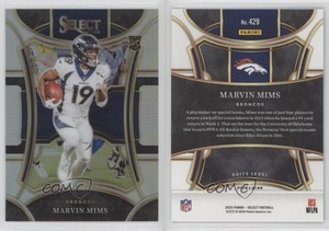 2023 Panini Select Suite Level Silver Prizm Marvin Mims #429 Rookie RC