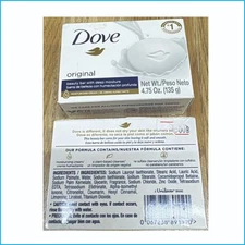 Dove Original Beauty Cream Bar Soap 4.75 oz Moisturizing New Sealed