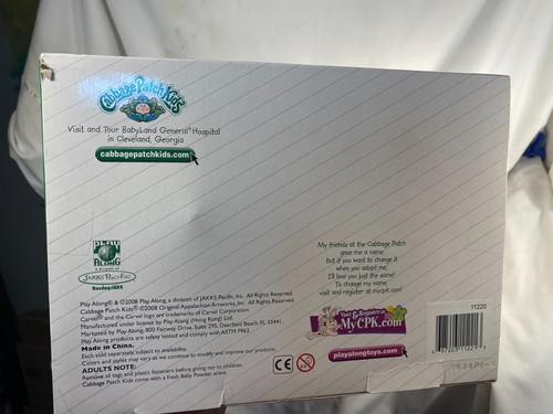 Cabbage Patch 25th Anniversary Edition Doll Carvel & Silver Spoon NEW Sealed - Bild 16 von 19