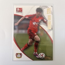 Topps Chrome 2014 2015 SON Heung-Min Card #127 Leverkusen Tottenham Near Rookie