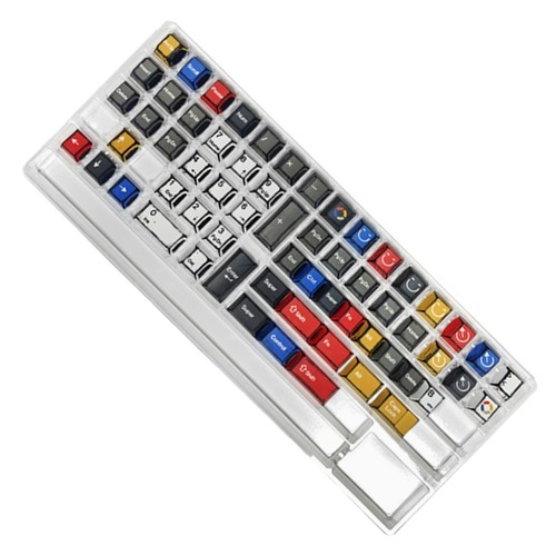 2X(Comic Mixed Light Keycaps 136 Keys Set Classic Minimalist Machine2601 - Afbeelding 4 van 6