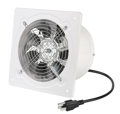 8 inch Exhaust Fan 80W 500CFM Through-wall installation Ventilation Fans 110V...