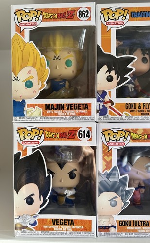 Funko Pop! Dragon Ball Z Lot of 6 NEW Vegeta, Goku Nimbus NEW 129 LOT OF 6 - Picture 17 of 18