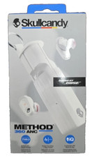 Skullcandy Method 360 ANC Wireless Earbuds Earphones Sound by Bose White NEW