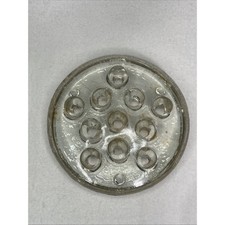 Clear Glass Flower Frog 11 Holes