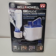 New Bell and Howell Sonic Breathe Ultrasonic Personal Humidifier
