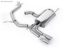 Milltek Sportauspuffanlage (SuperSound-Version) VW Golf 5 1.4l GTI 2x80mm rund