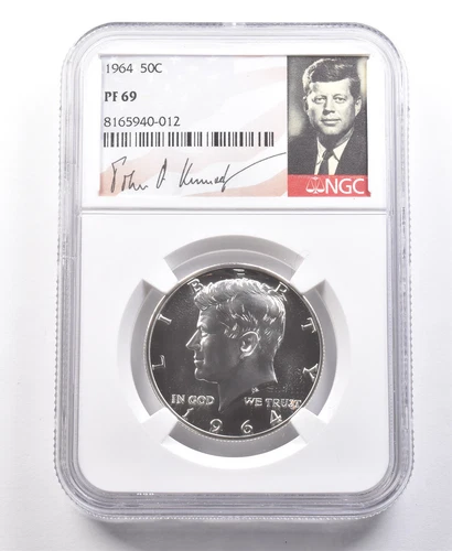 1964 Kennedy Half Dollar PF69 NGC Great Cam Contrast *5030