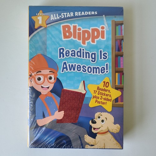 Blippi All Star Readers 10 Book Set Level 1 Beginning Preschool Kindergarten