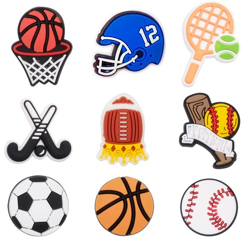 30 50 100Pcs Pack Shoe Decorations Charms for Boys Teens Kids PVC Clog - Bild 7 von 7