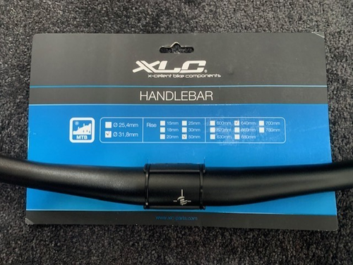 XLC MTB Handlebar 2501501800 Black 31.8 x 50 x 640mm - New - Picture 2 of 4