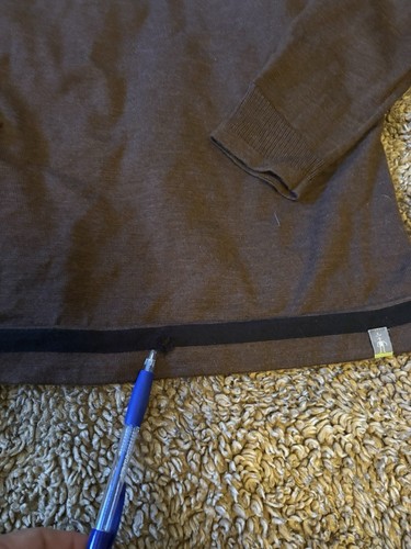 Smartwool Sweater Mens Large Brown 100% Merino Wool Crewneck Baselayer READ - Picture 2 of 11